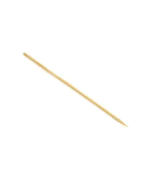 6" x 2.5mm Diameter Round Bamboo Skewers - 10,000/case