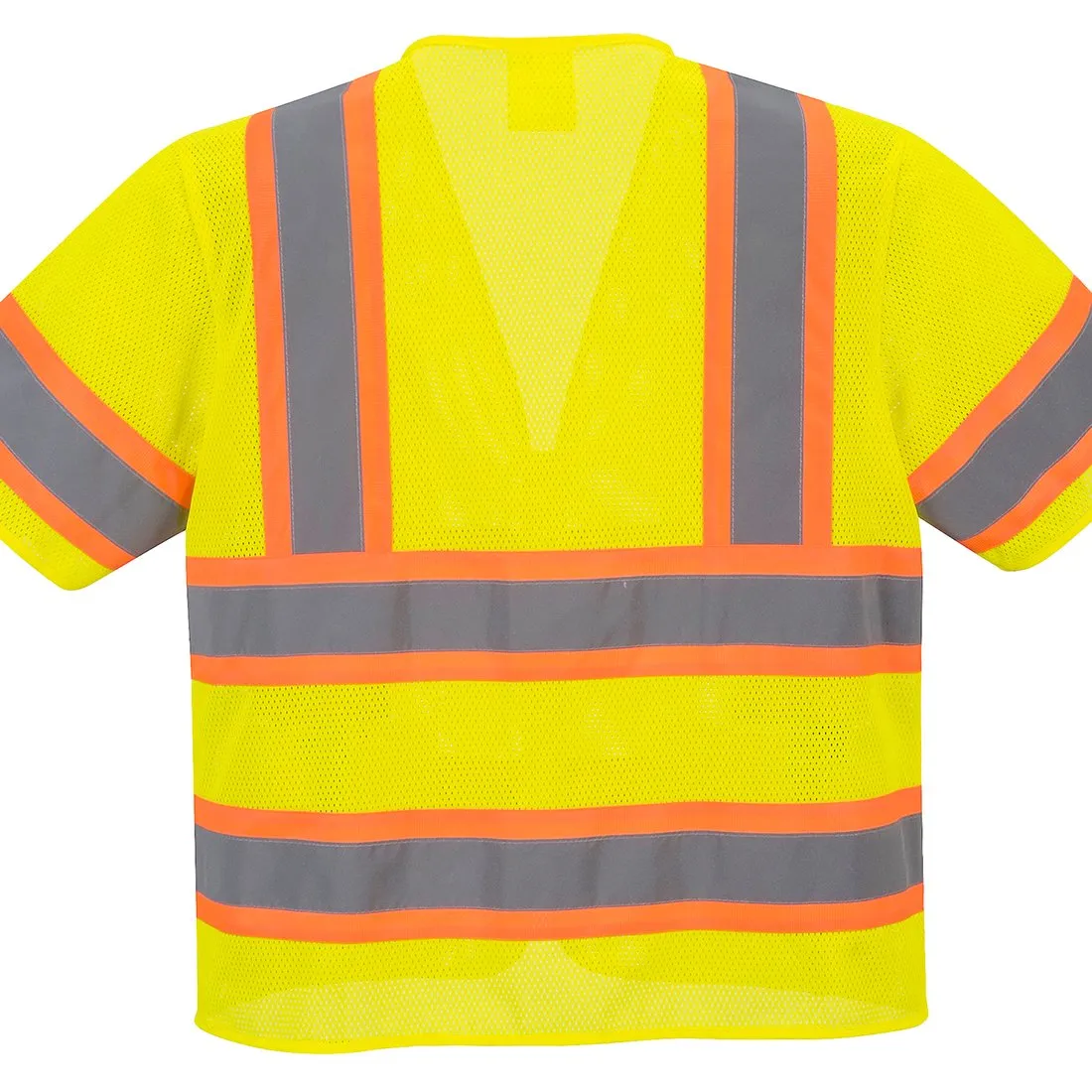 Class 3 Augusta Sleeved High Visibility Vest - Yellow - XL