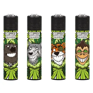Clipper Lighter - Smiling Animals