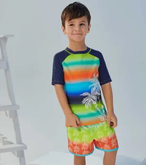Gradient Palms Short Sleeve Rashguard | Hatley