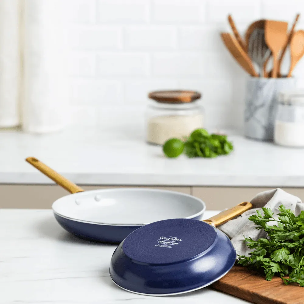 GreenPan Padova 26cm Ceramic Non-stick Frying Pan, Dark Blue [PFAS FREE]