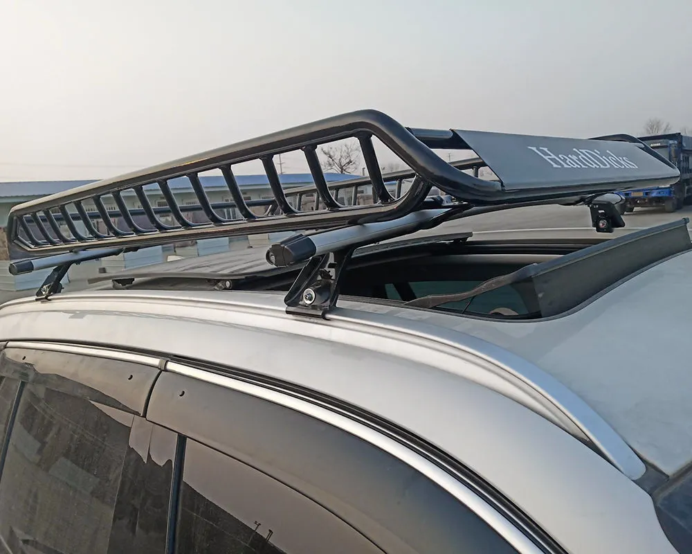 HardDicks roof rack , durable, easy install, rust resistant, for camping equipment, luggage and more