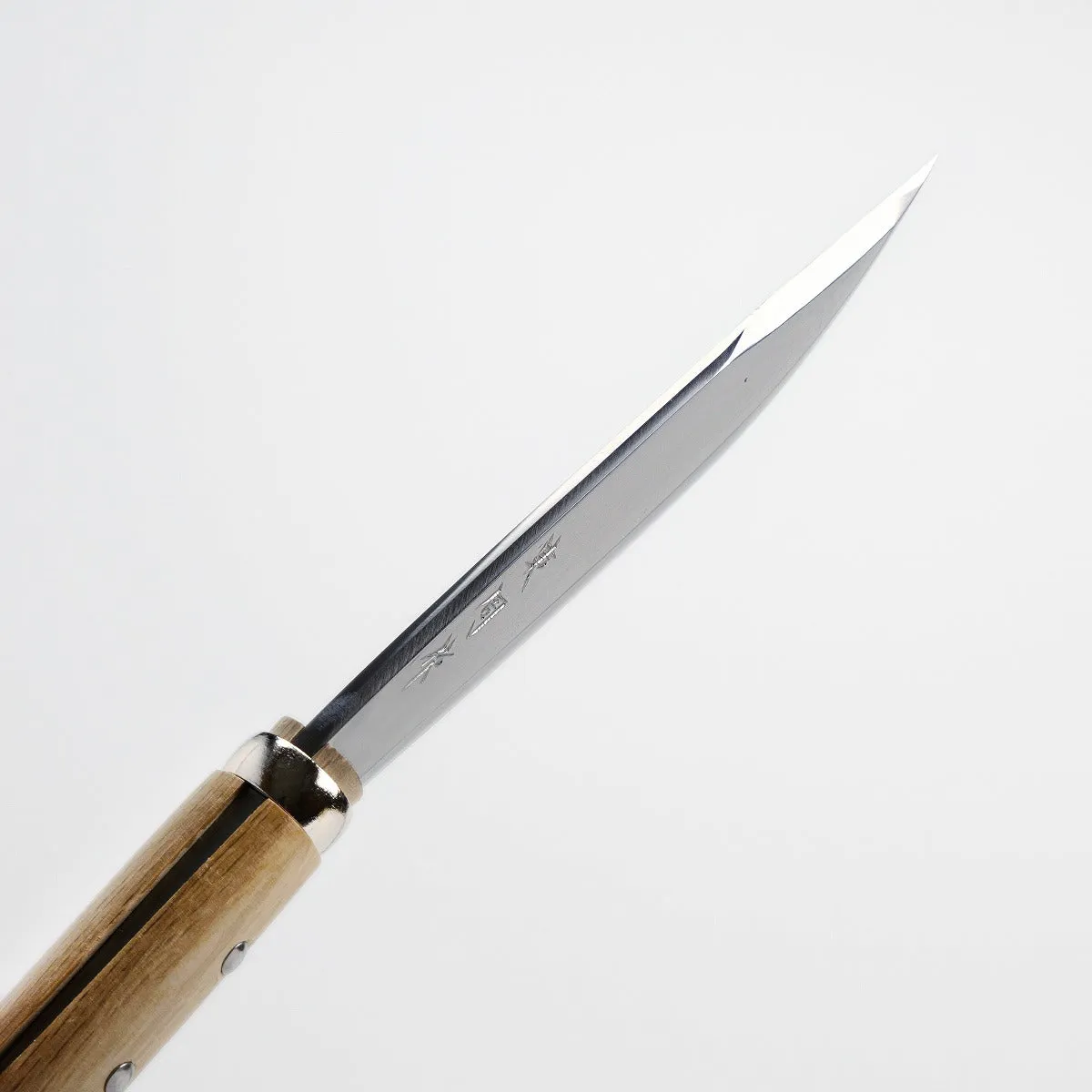 HONMAMON "AZUMASYUSAKU" Polished Hatchet / Machete Aogami Steel No. 2 single edge, 180mm~240mm For Right Hander