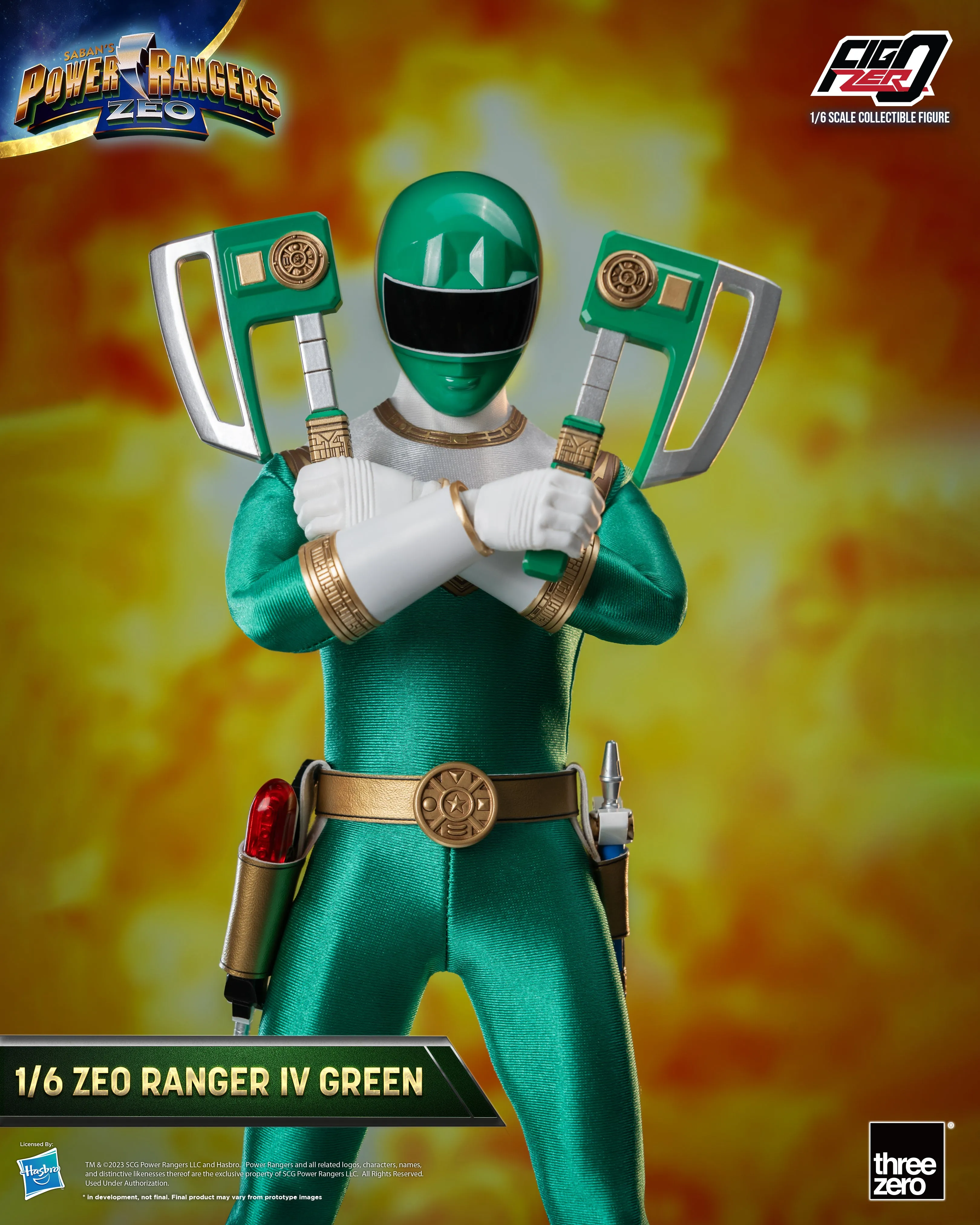 Power Rangers FigZero Zeo Ranger IV Green (1/6 Scale)