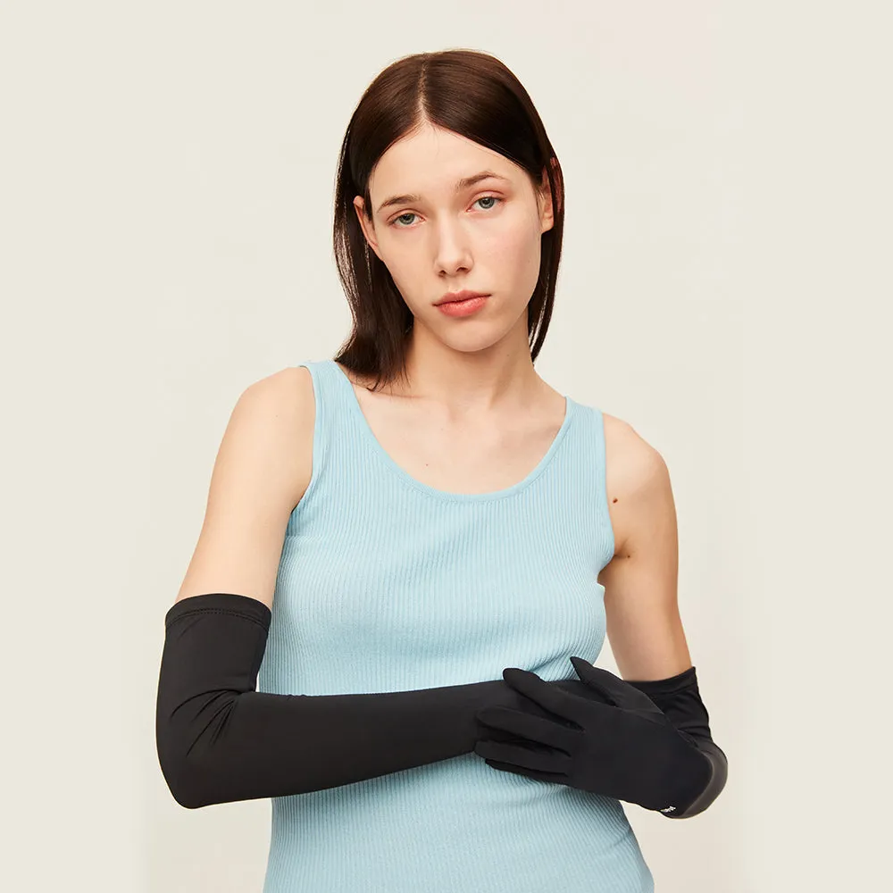 Women's Long Arm Sleeves Sun Protection Gloves UPF 50 